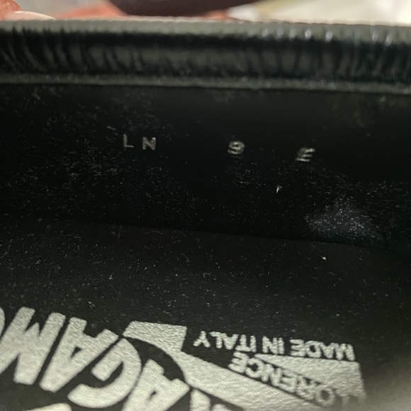 Ferragamo Martin Gancino Penny Loafers Nero Size 9E - Picture 4 of 6